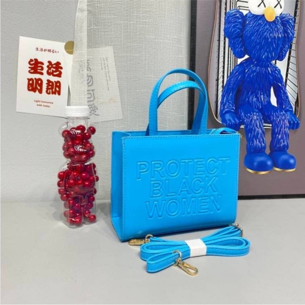 Telfar Blue Mini Bag